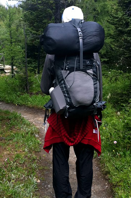 39 Walking From Naiset Huts To The Helipad At lake Magog